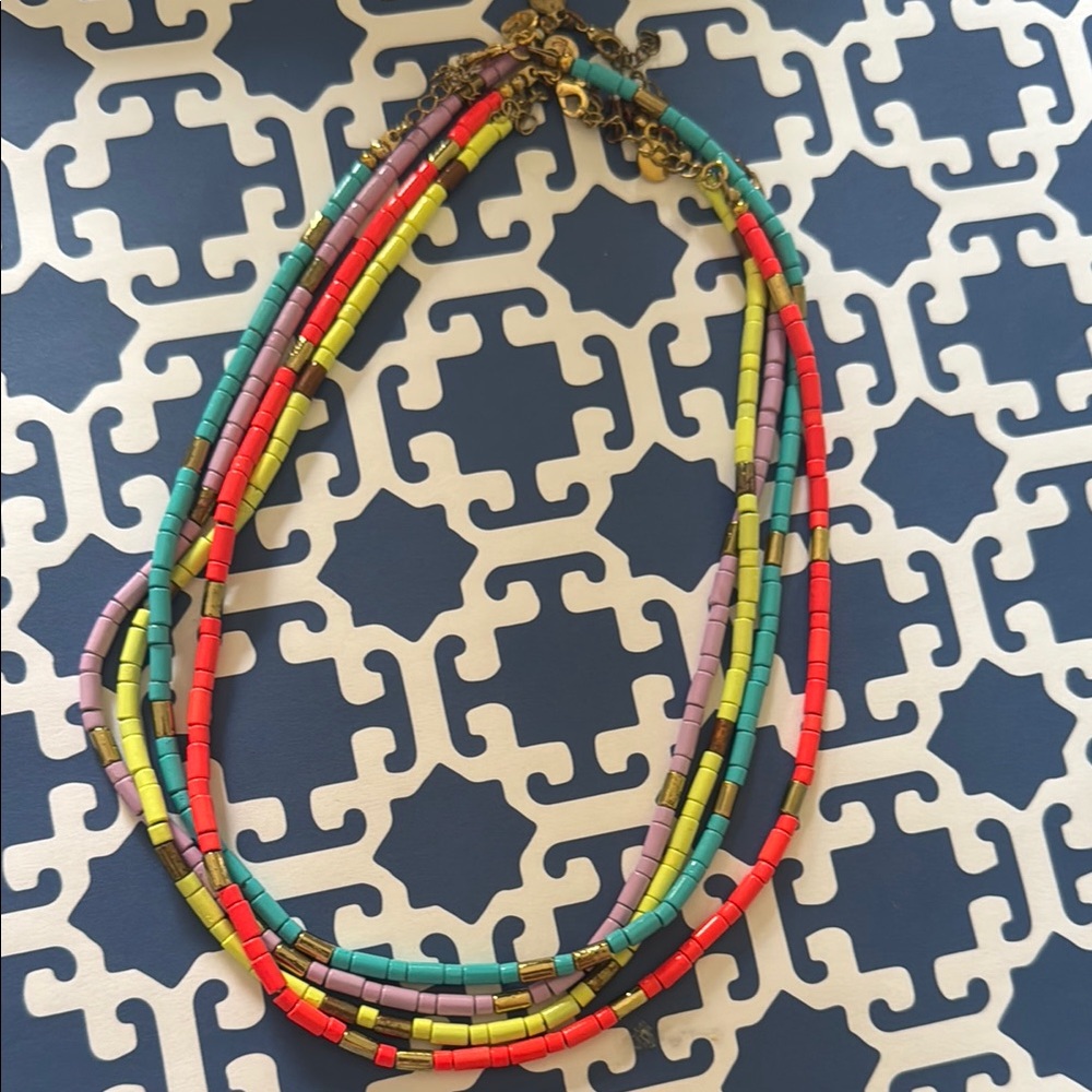 4 colorful necklaces
